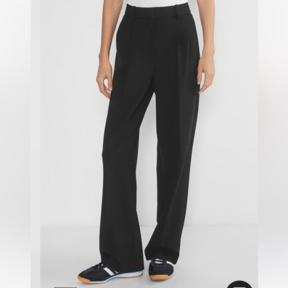 Black Aritzia Wilfred Effortless Pants NWT 8 - Picture 1 of 5